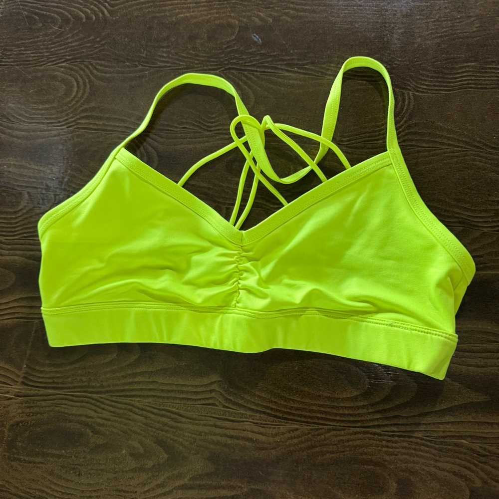 Alo Yoga Highlighter Sunny Strap Sportsbra